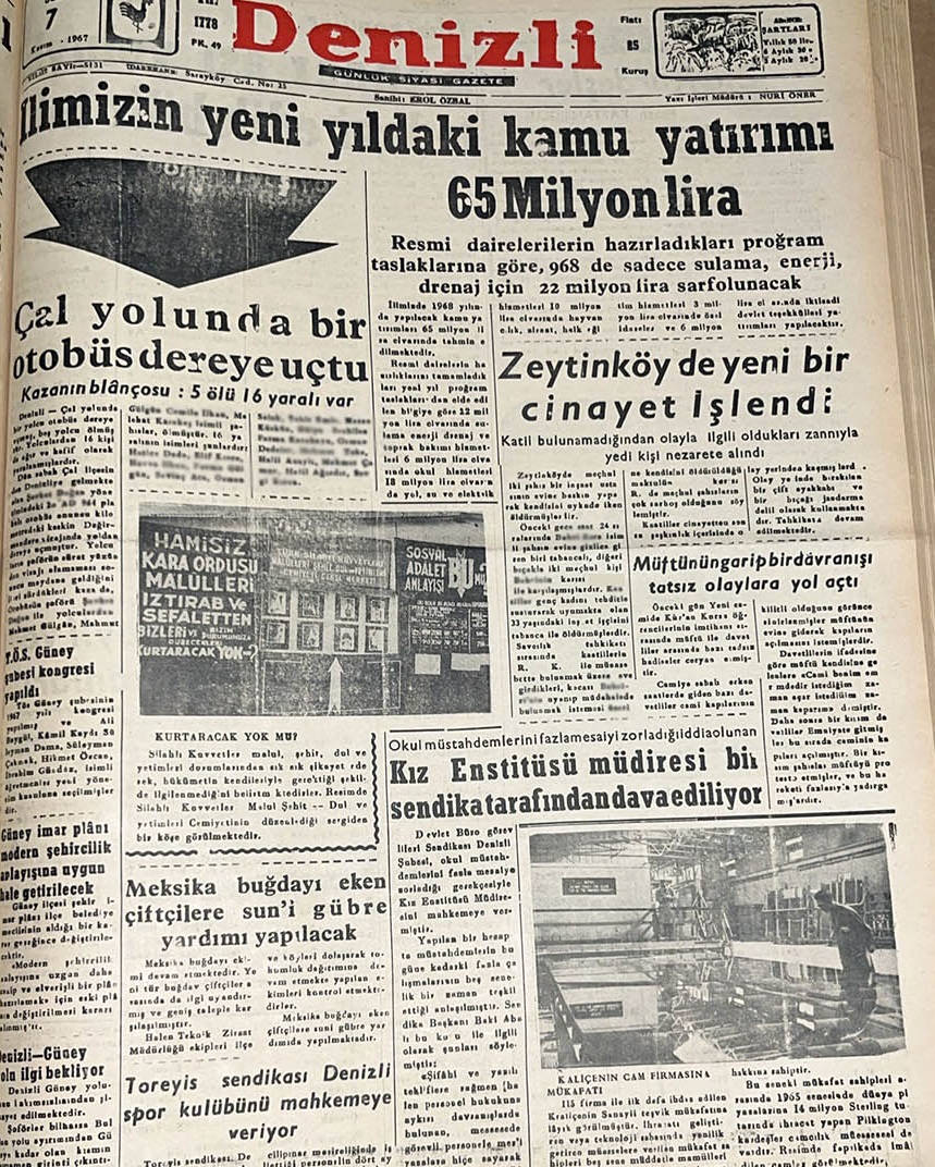 Denizli Haber Tarihte Bugun.jpg 7 Kasım