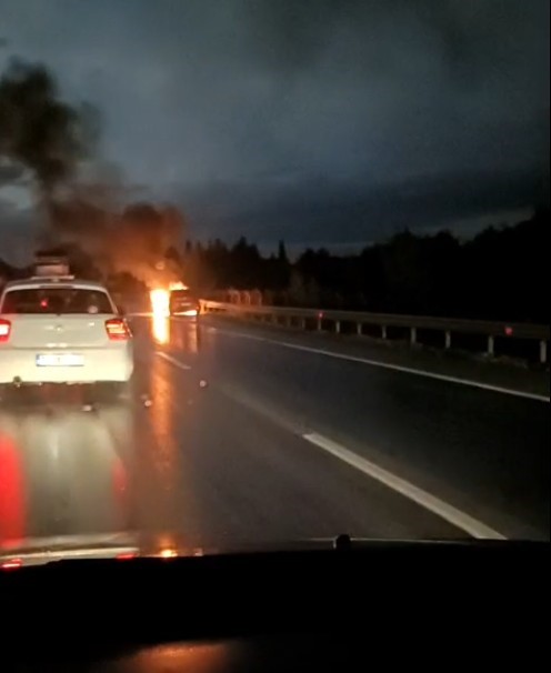 Denizli Haber Araba Yanması (1)