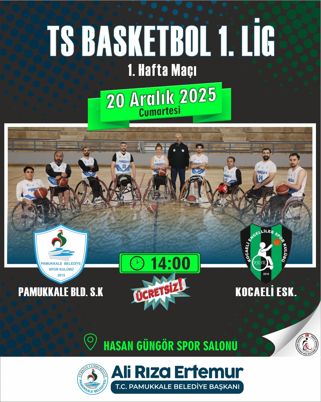 Denizli Haber Pamukkale Belediyespor2-1