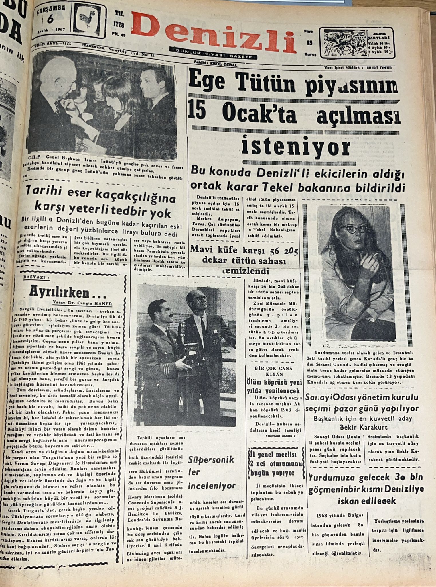 Denizli Haber Tarihte Bugun 6 Aralık