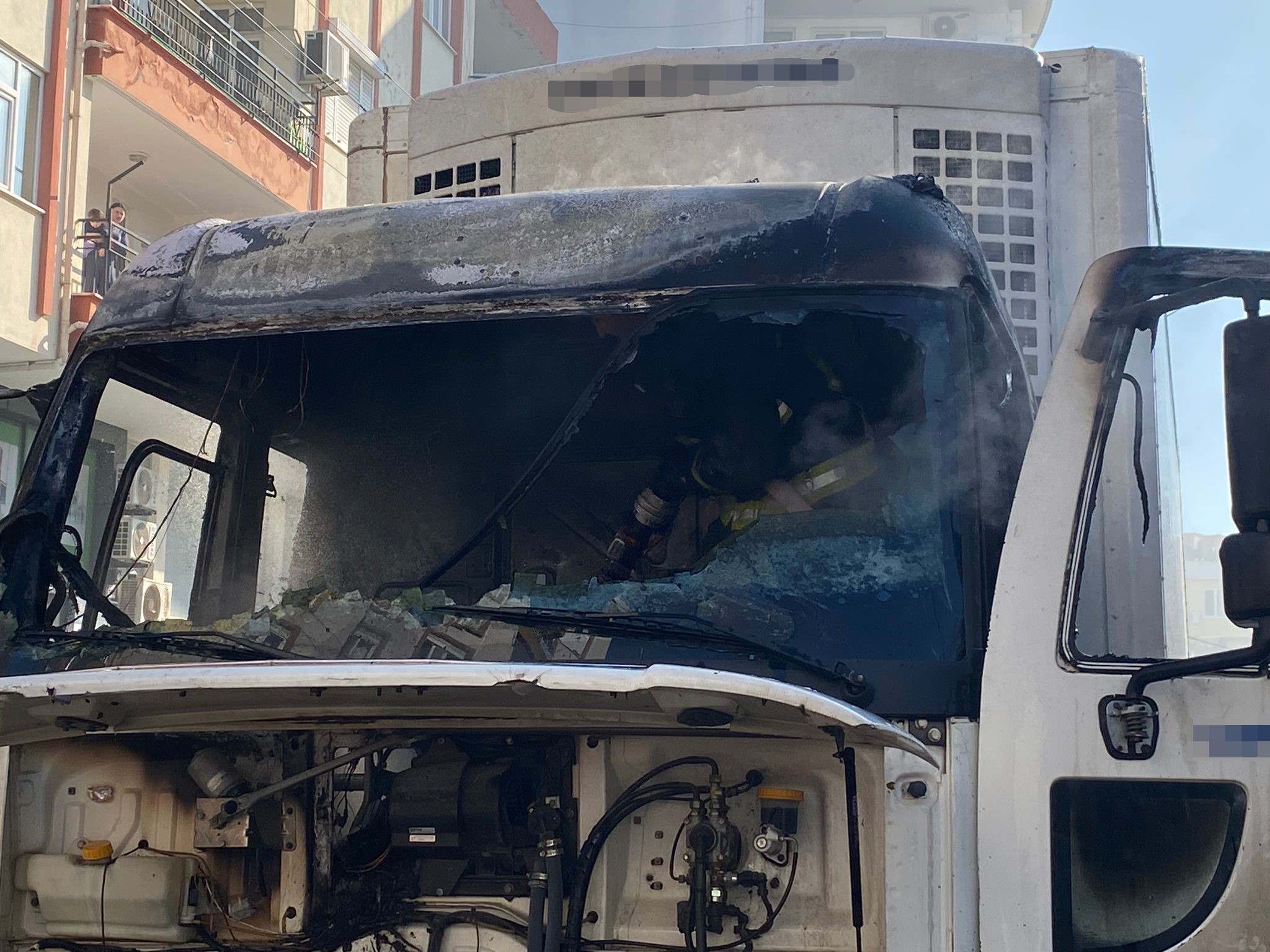 Denizli Haber Tır Yangın (2)-1