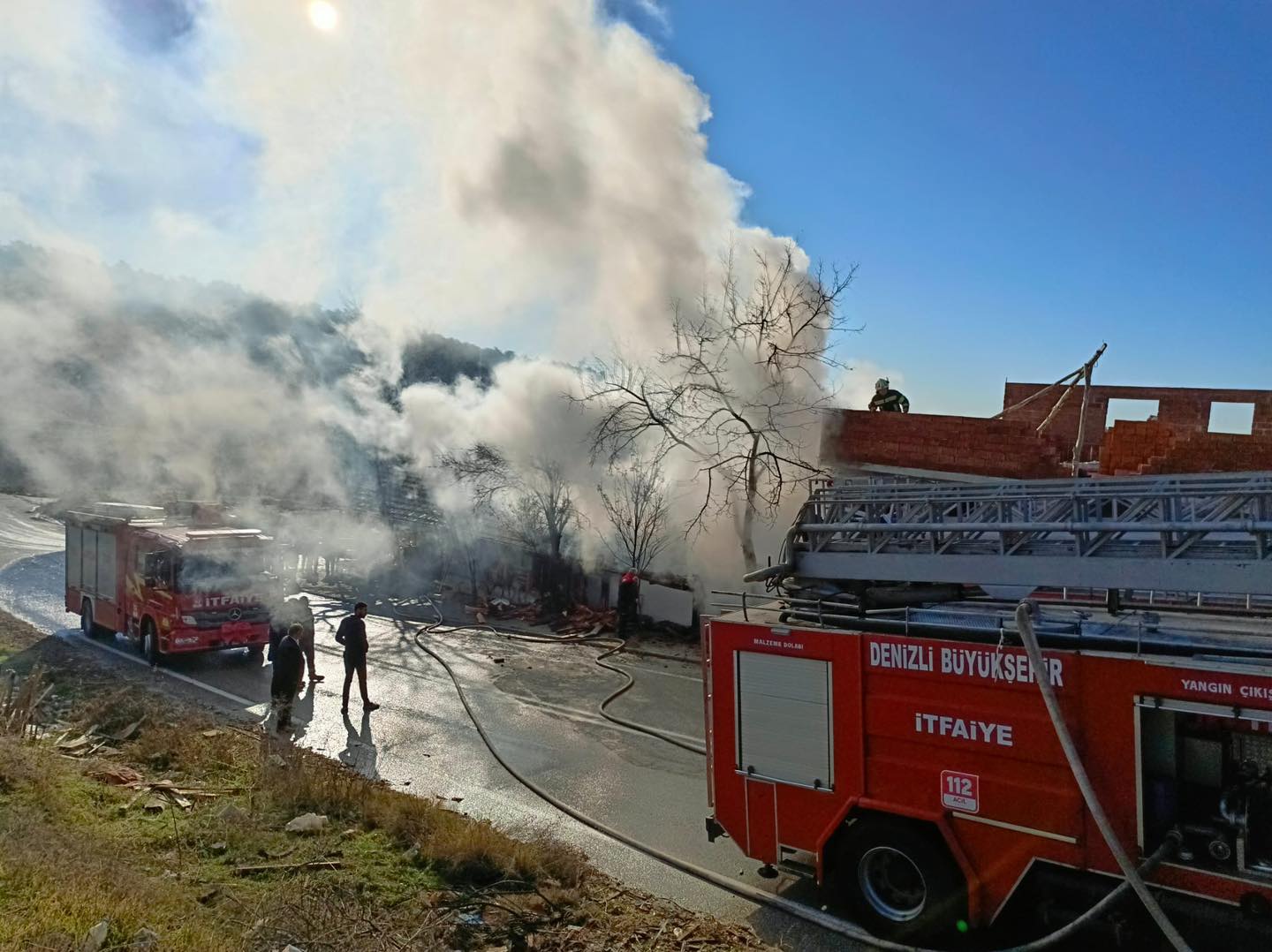 Deni̇zli̇ Haber Yatağan Yangin