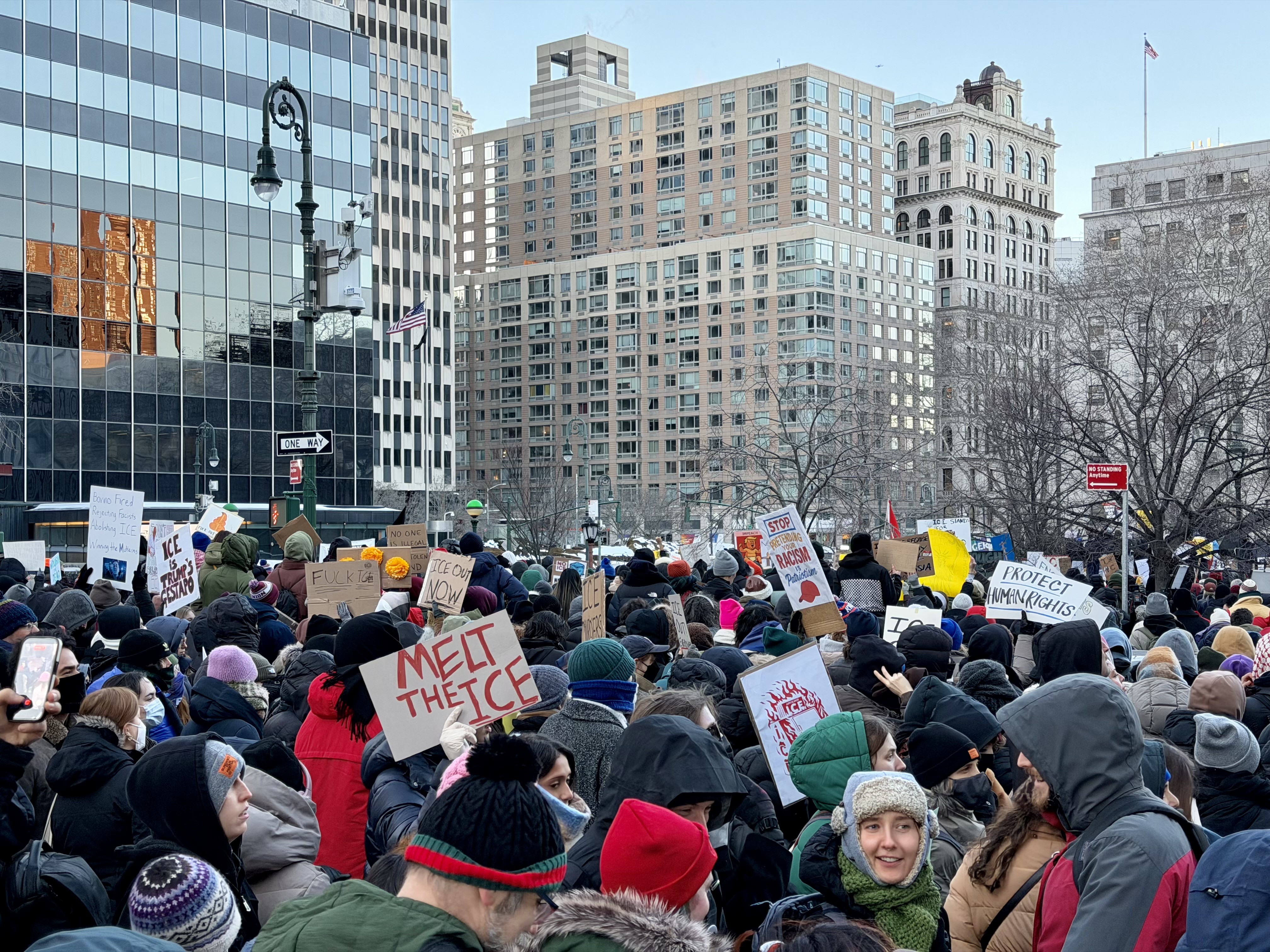Abd Genelinde Trump Yönetimine Karşı Ice Protestoları.. (4)