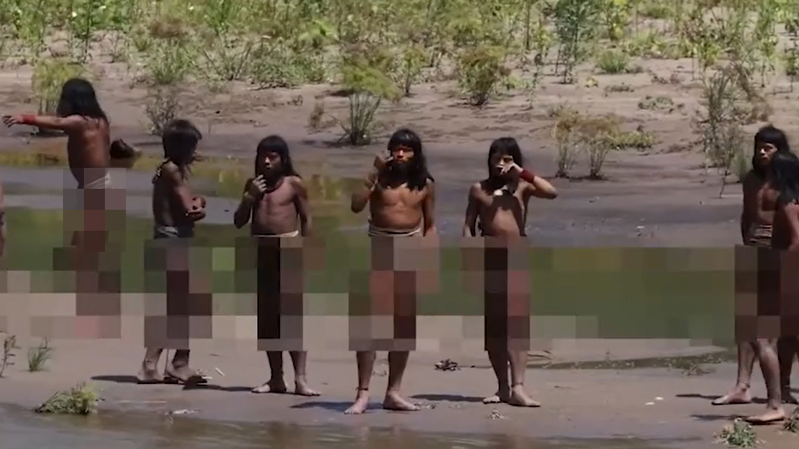 Amazon Ormanları'nda Dünya'dan Izole Bir Kabile Görüntülendi (1)