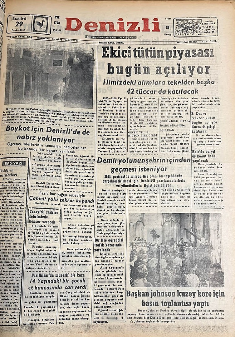 Denizli Haber Tarıhte 29 Ocak