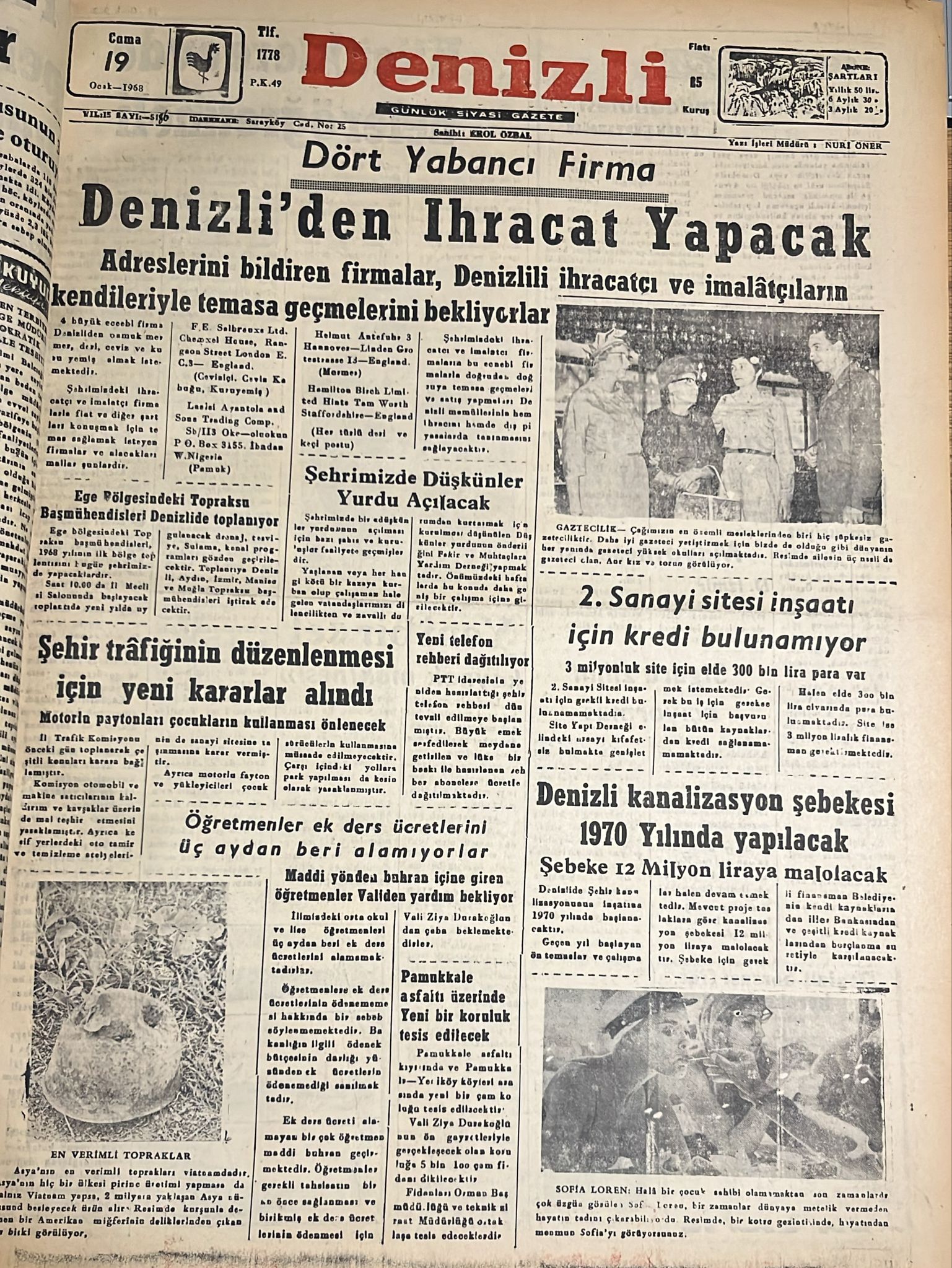 Denizli Haber Tarihte Bugün 19-1