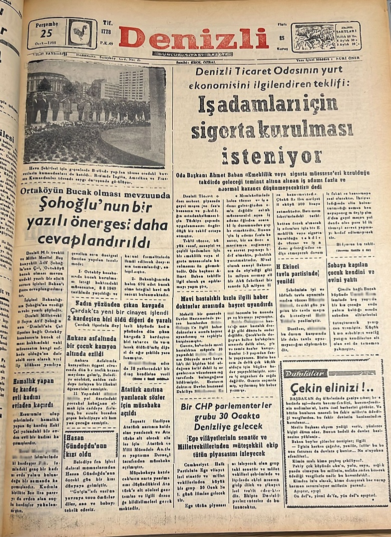 Denizli Haber Tarihte Bugun 25Ocak