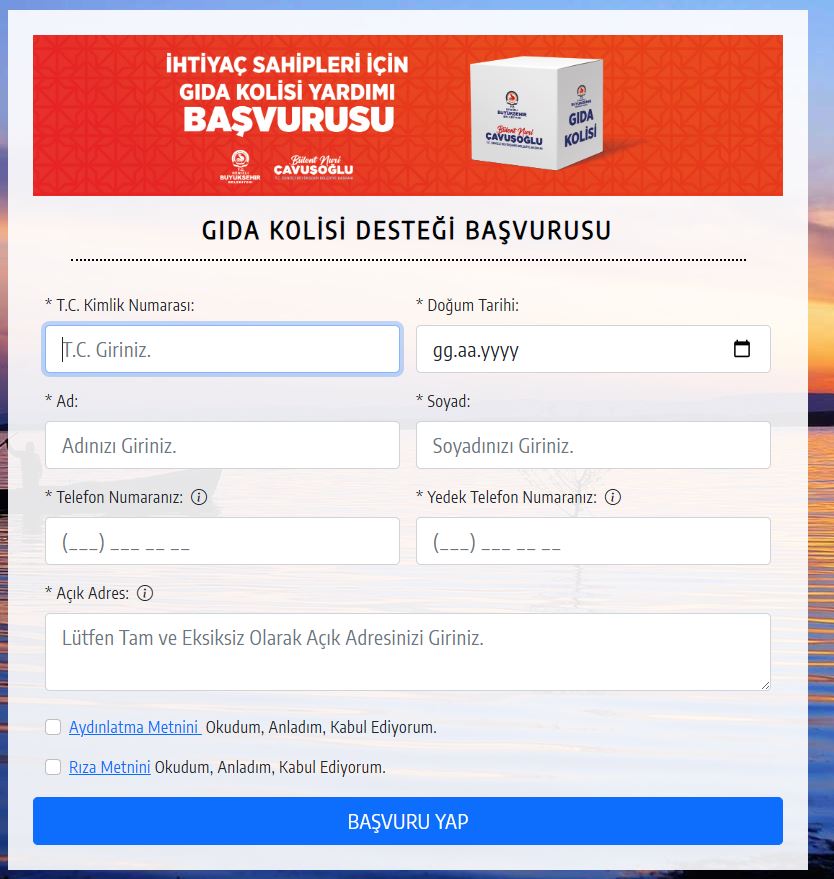 Denizli'de 30 Bin Aileye Gıda Kolisi (2)