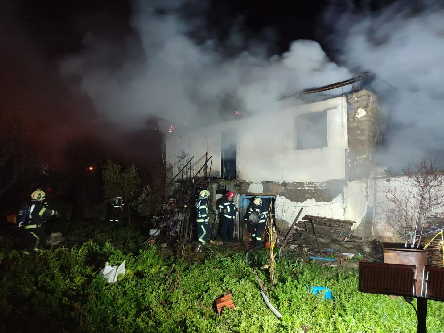 Denizli'de Samanlık Yangını Korkuttu! (4)