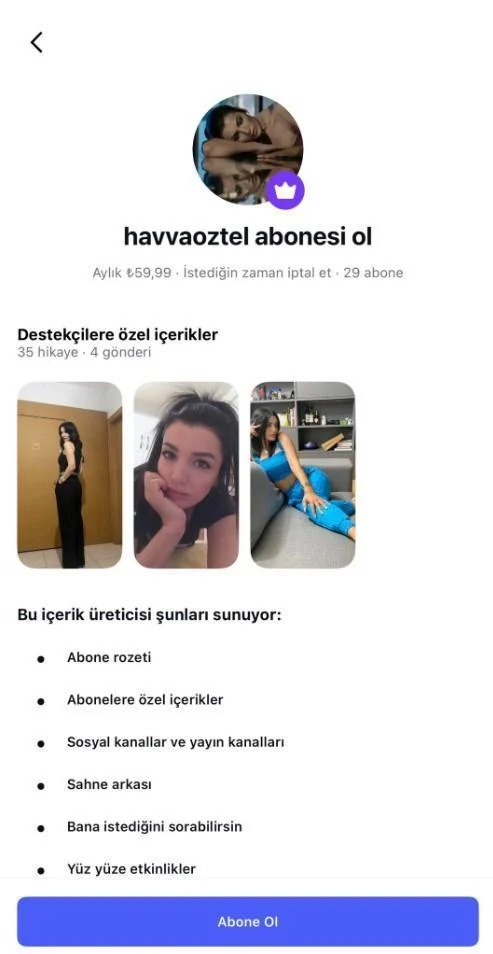 Aleyna Tilki'nin Annesi Havva Öztel Instagram'da Abonelik Sistemini Açtı (2)