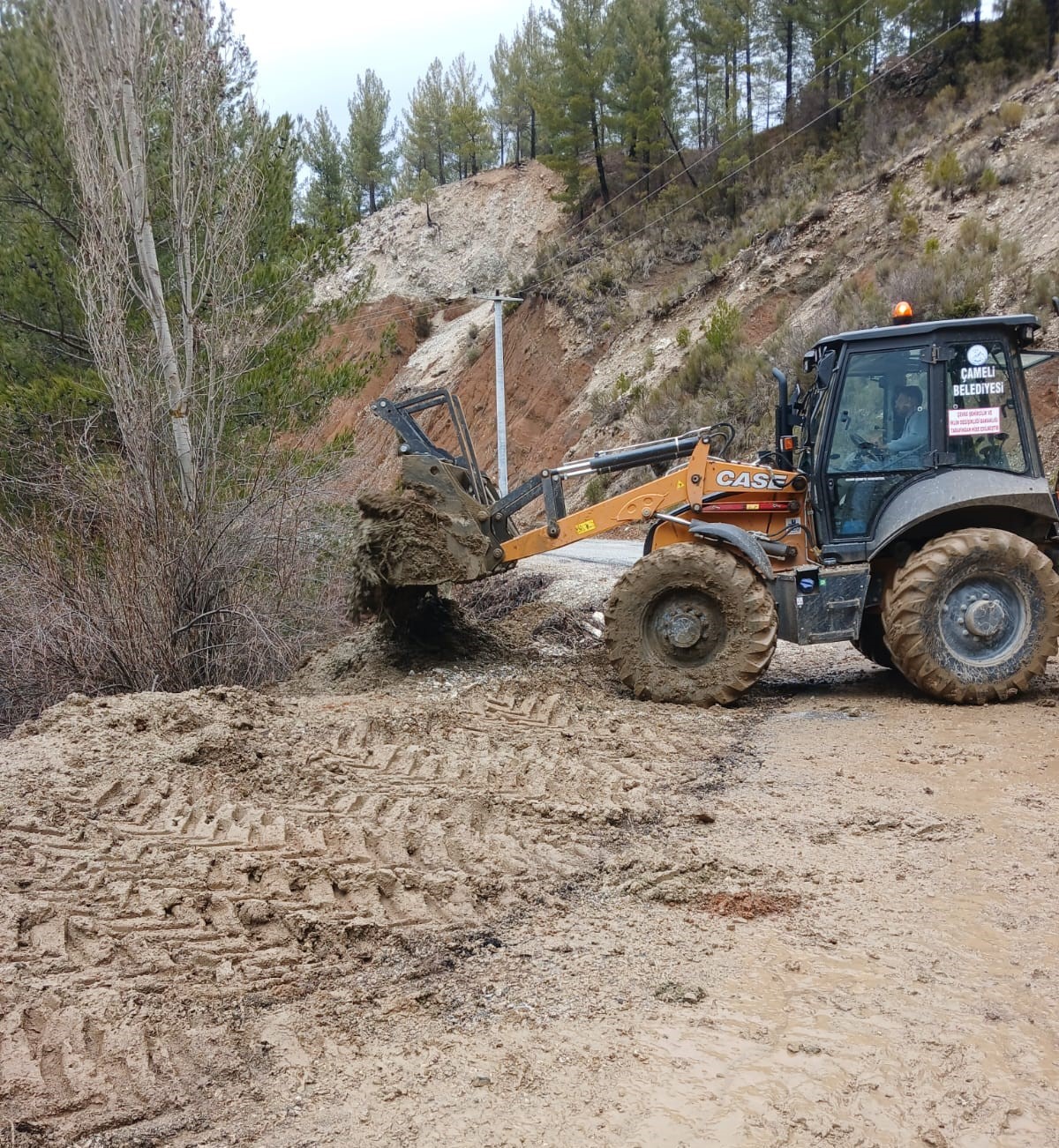 Çameli’nde Sel Ve Heyelana Karşı Yoğun Mesai Denizli Haber (4)