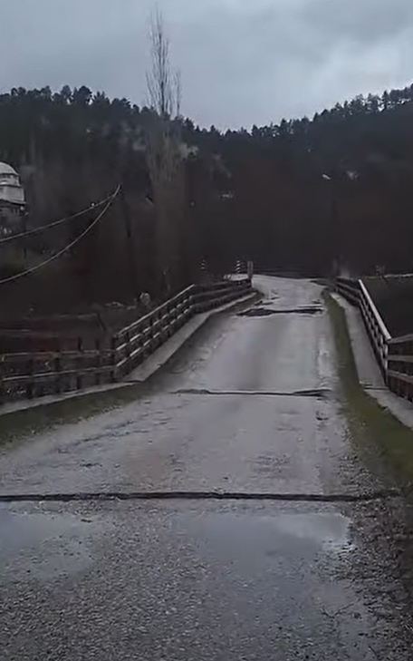 Denizli Çameli’de Şiddetli Yağmurun Etkisiyle Köprü Çöktü! (2)