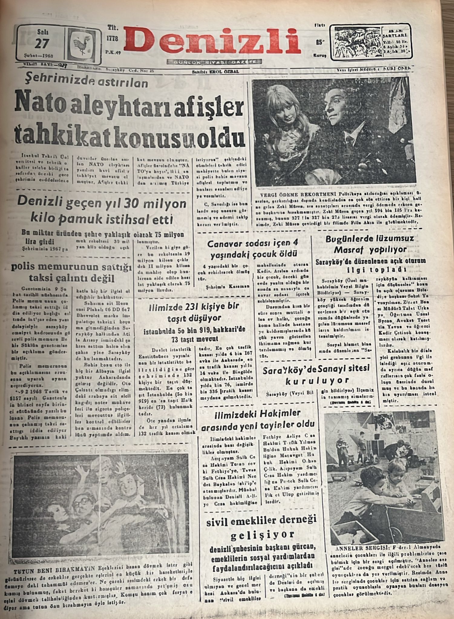 Denizli Haber Mn Tarıhte Bugun 26 Şubat