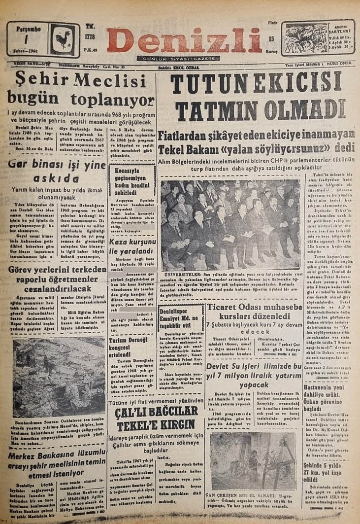 Denizli Haber Tarihtebugün (1)