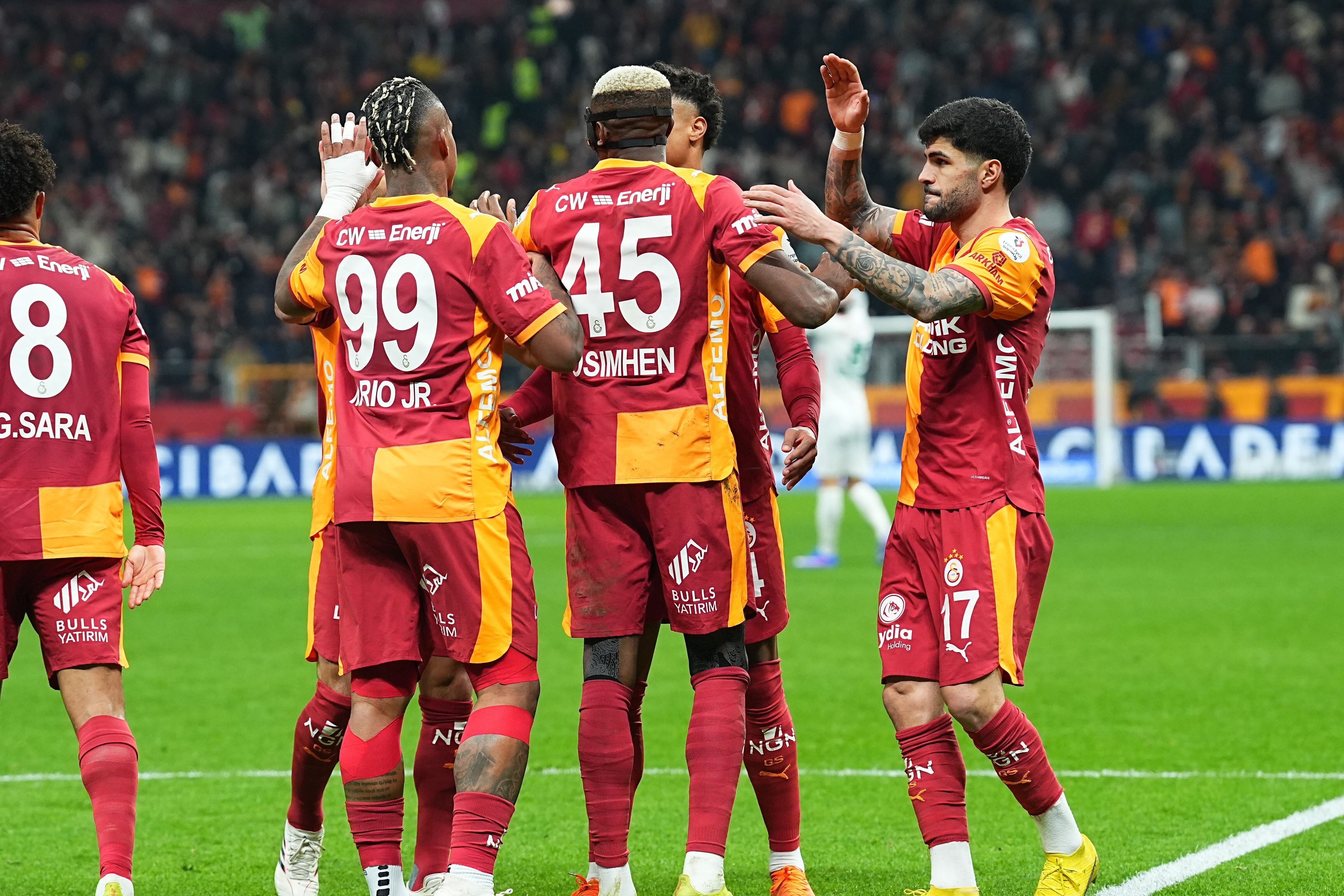 Galatasaray Evinde Rahat Kazandı! Galatasaray 3 Corendon Alanyaspor 1 (34)
