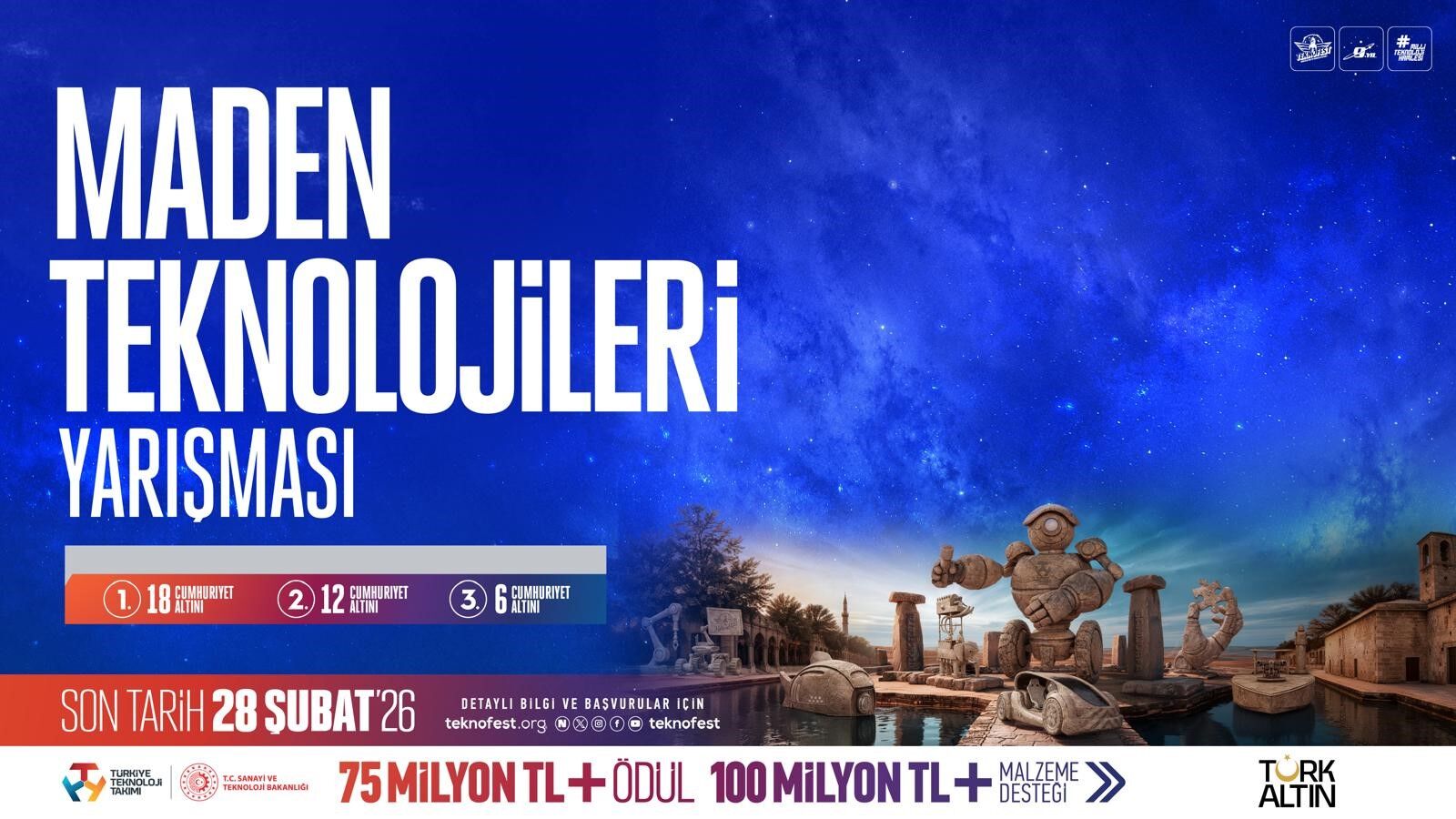 Teknofest'ten 2026’Da Maden Teknolojileri Yarışması...