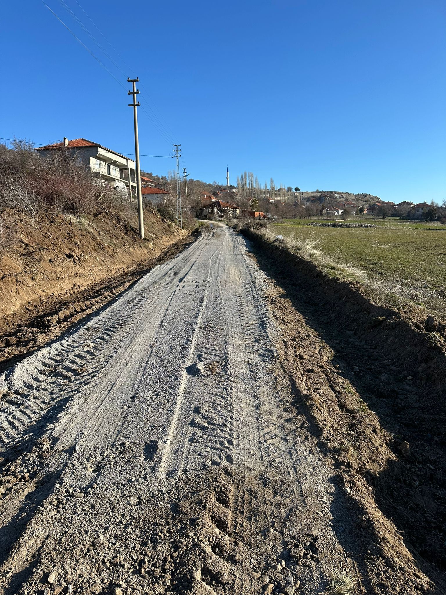 Çameli’de Ulaşım Konforu Artıyor Cumaalanı Mahallesi’nde Yol Seferberliği (1)
