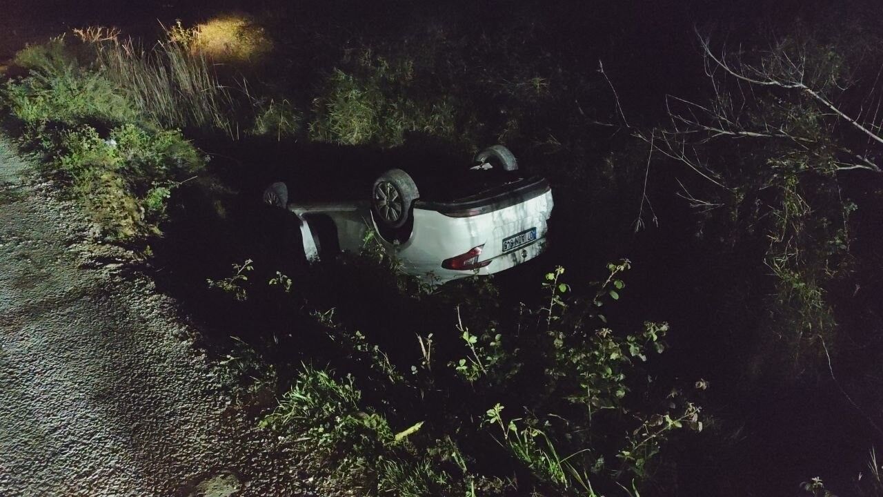 Denizli Haber Antalya Araç Uçtu (1)