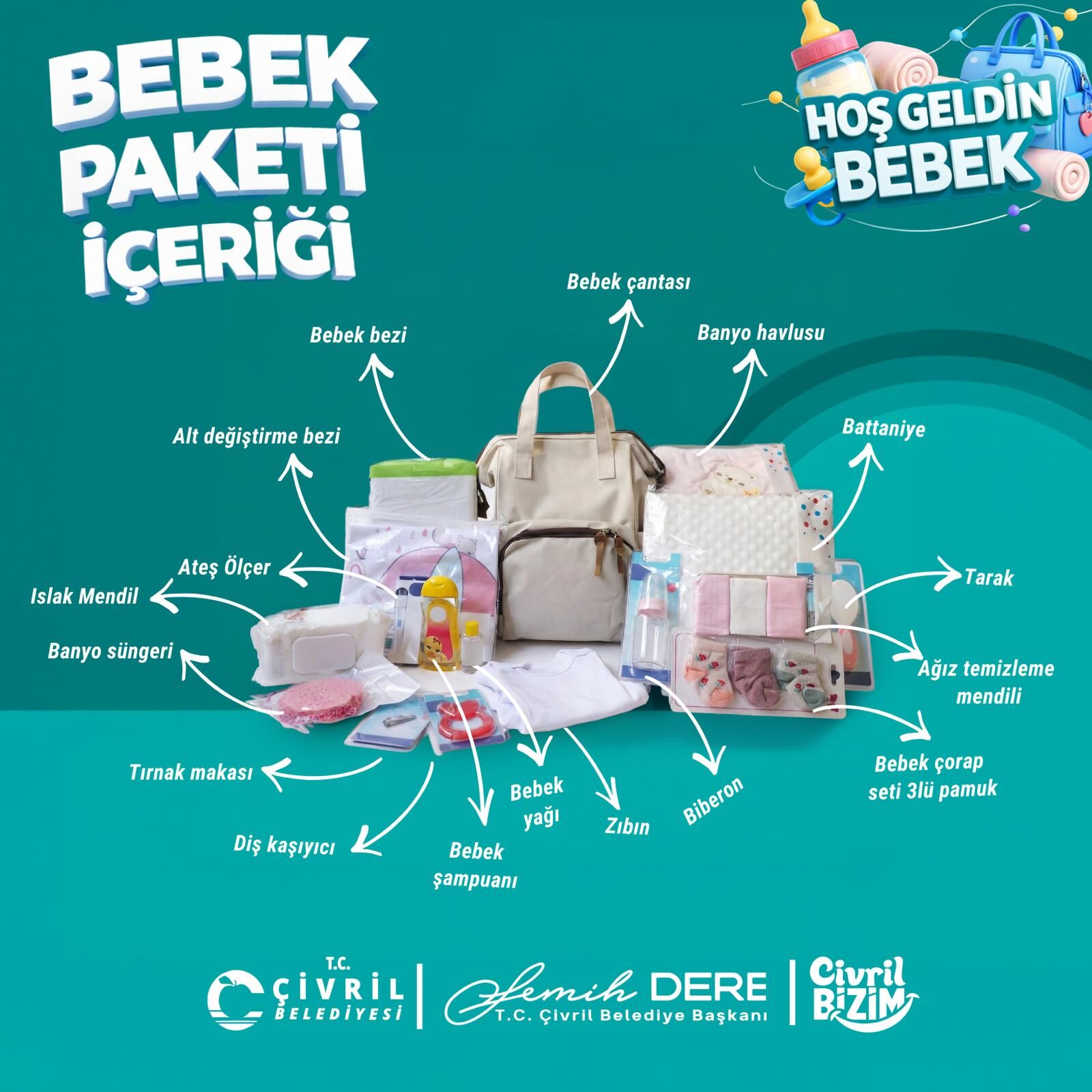 Denizli Haber Çivril Belediyesi’nden Yeni Doğan Ailelere Destek2