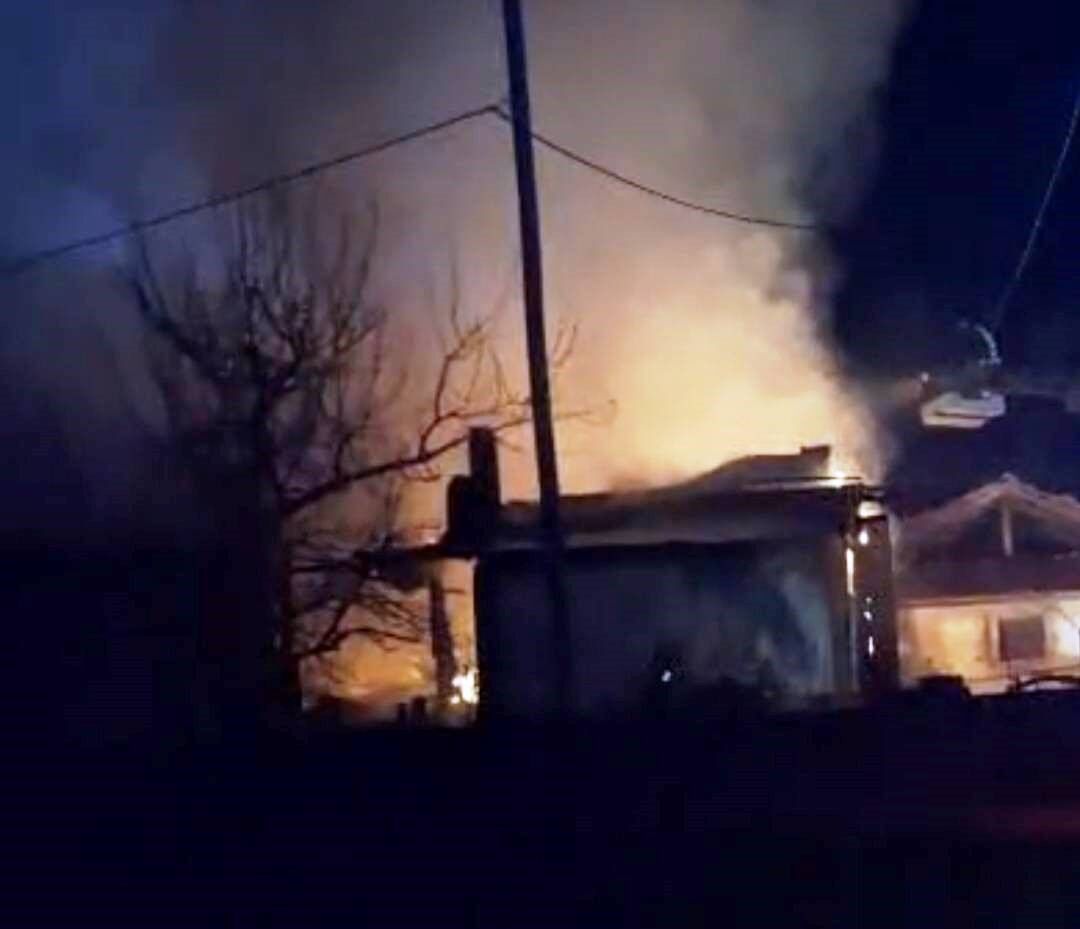 Denizli Haber Hisarcık Yangın (1)