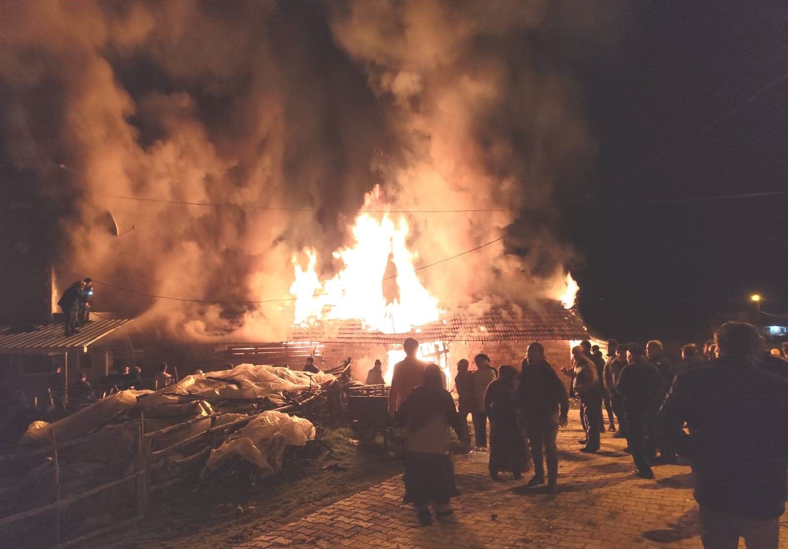 Denizli Haber Hisarcıkta Yangın