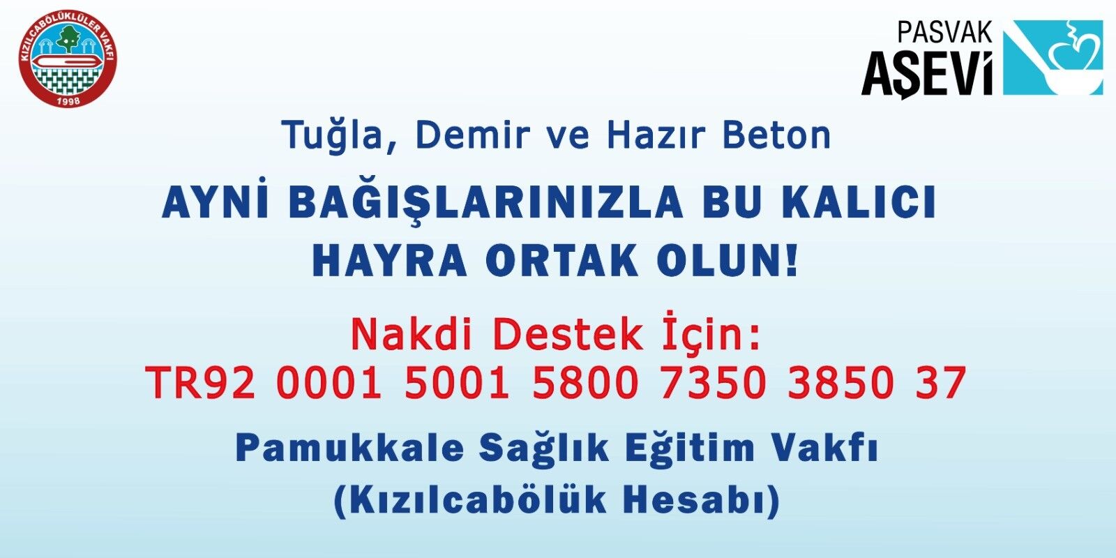 Denizli Haber Pasvak Ve Tavas Belediyesi Iş Birliğiyle Kızılcabölük'e Aşevi