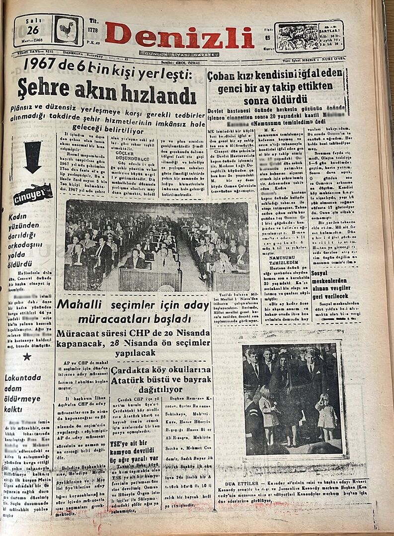 Denizli Haber Tarıhte 26 Mart