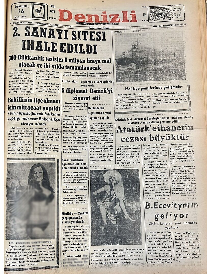 Denizli Haber Tarıhte Bugün 16 Mart