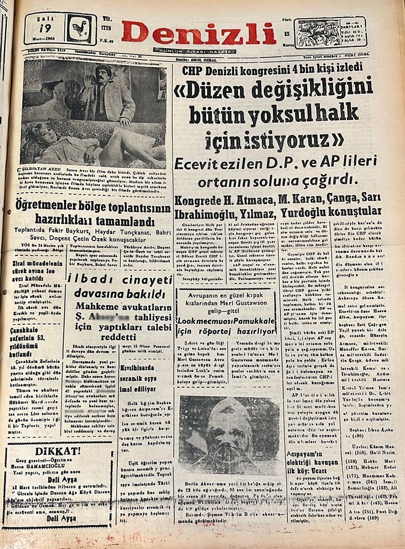 Denizli Haber Tarihte Bugün 19 Mart