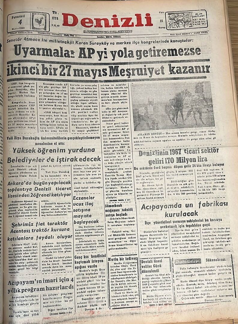 Deni̇zli̇ Haber Tari̇hte Bugun 4 Mart-1