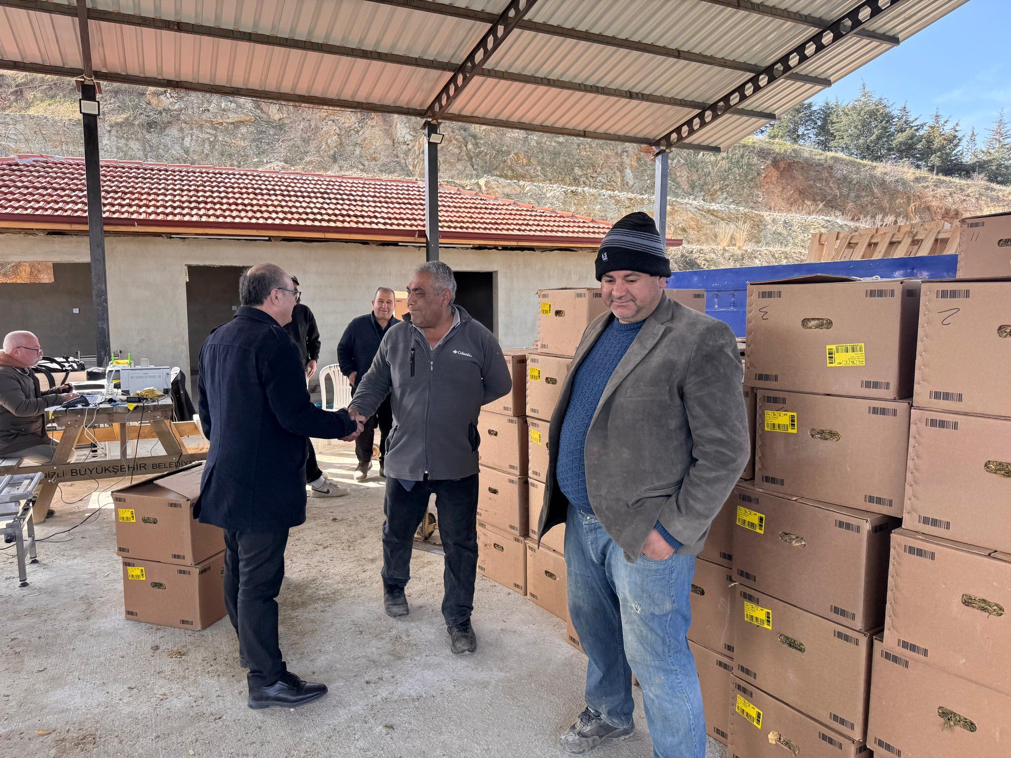 Emek Tezgaha İndi, Başkan Orpak Üreticiyle Buluştu (3)
