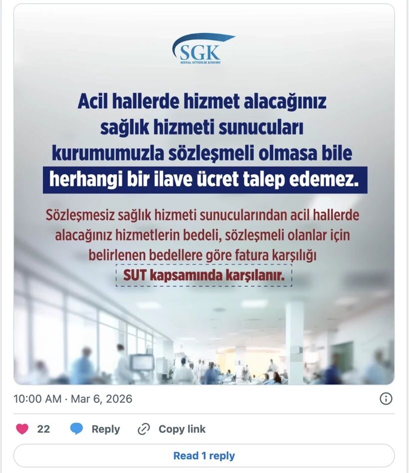 Özel Hastane Acil Durumda Para Alır Mı Sgk Uyardı Acil Hallerde Hastane Sizden Para Tale (1)