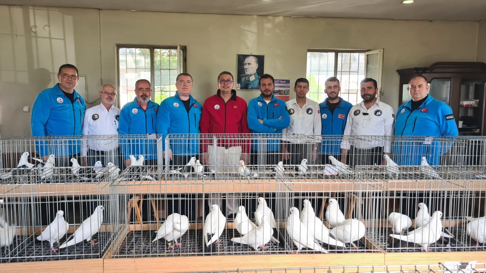 Denizli Haber Denizli Azman Güvercinleri Güzellikleriyle Mest Etti2