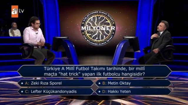 Denizli Haber Milyoner'de Tarihi An! 1 Milyonluk Soruyu Açtırdı1