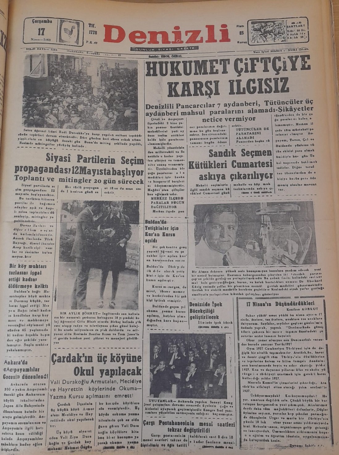 Denizli Haber Tarihte Bugün 17 Nisan2