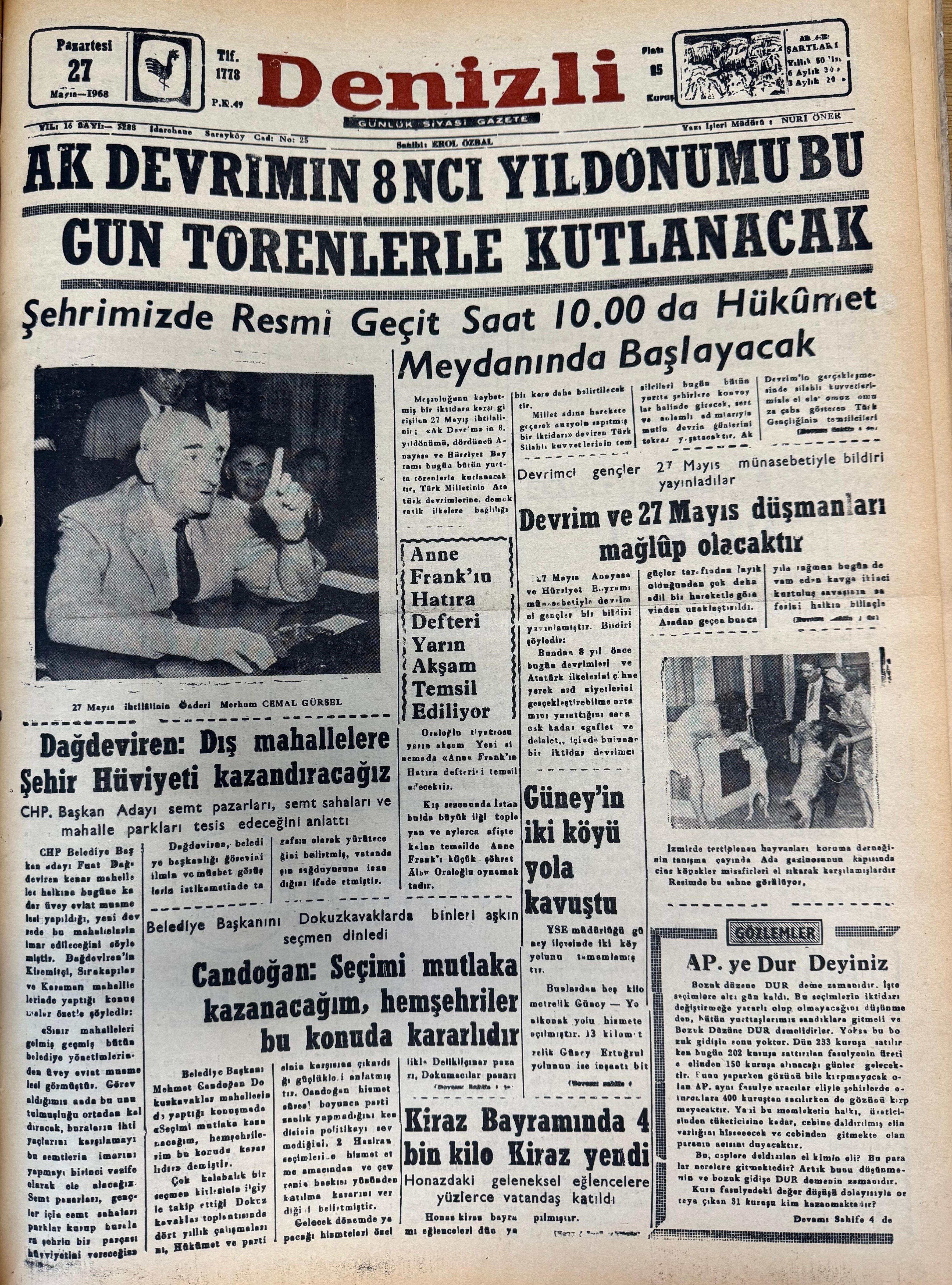 27 Tari̇hte Bugün