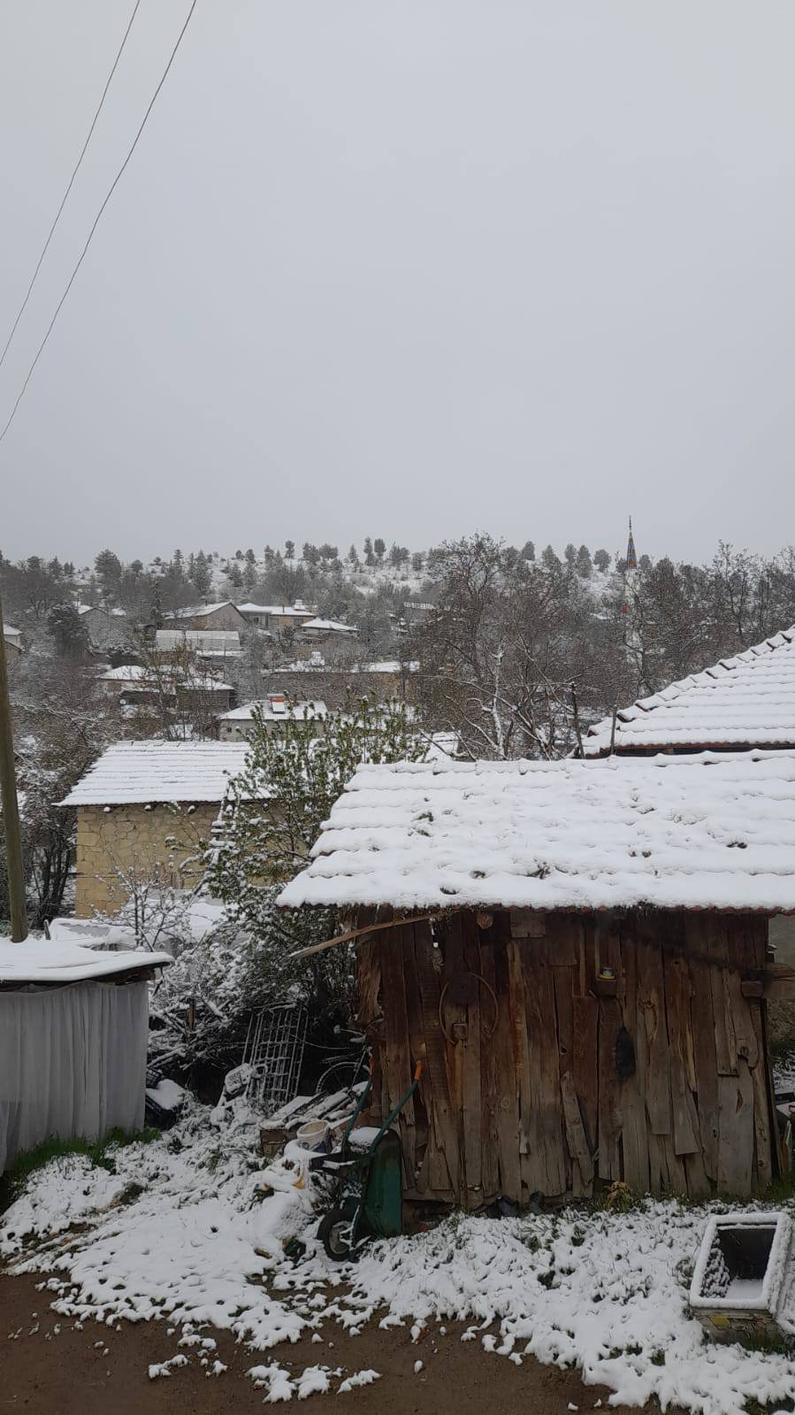 Denizli Haber Çameli Kar Yağışı (3)