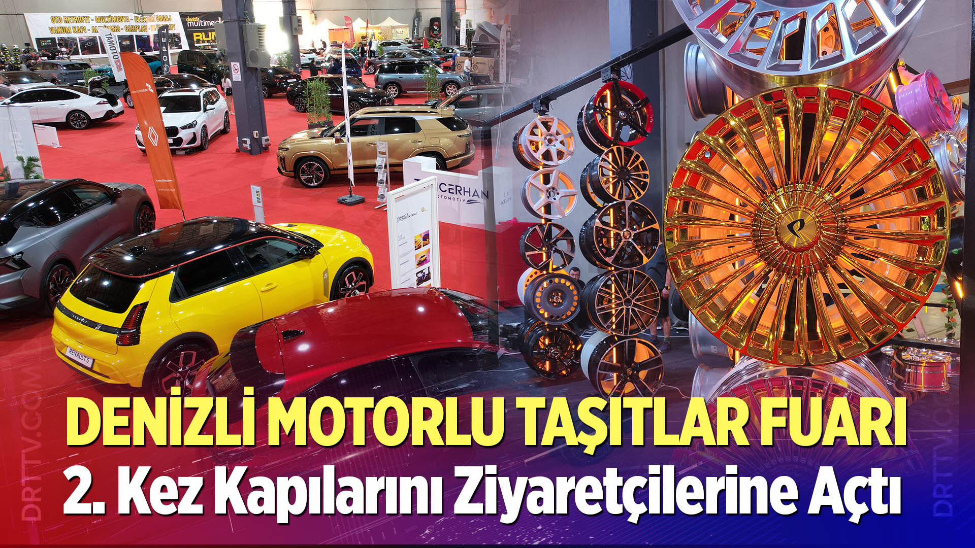 Denizli Motorlu Taşıtlar Fuarı 2. Kez Kapılarını Ziyaretçilerine Açtı