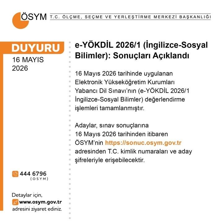 Denizli Haber E Yökdi̇l 20261 Sonuçları Açıklandı