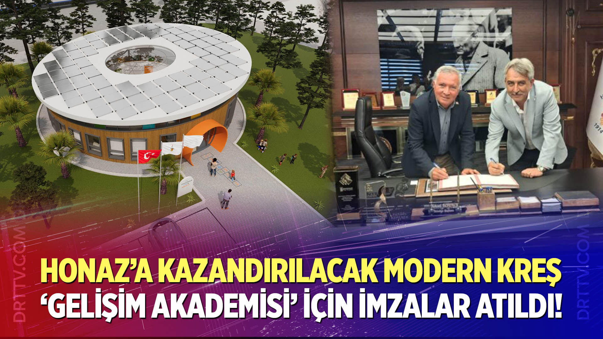 Honaz'a kazandırılacak modern kreş 'gelişim akademisi' için imzalar atıldı!