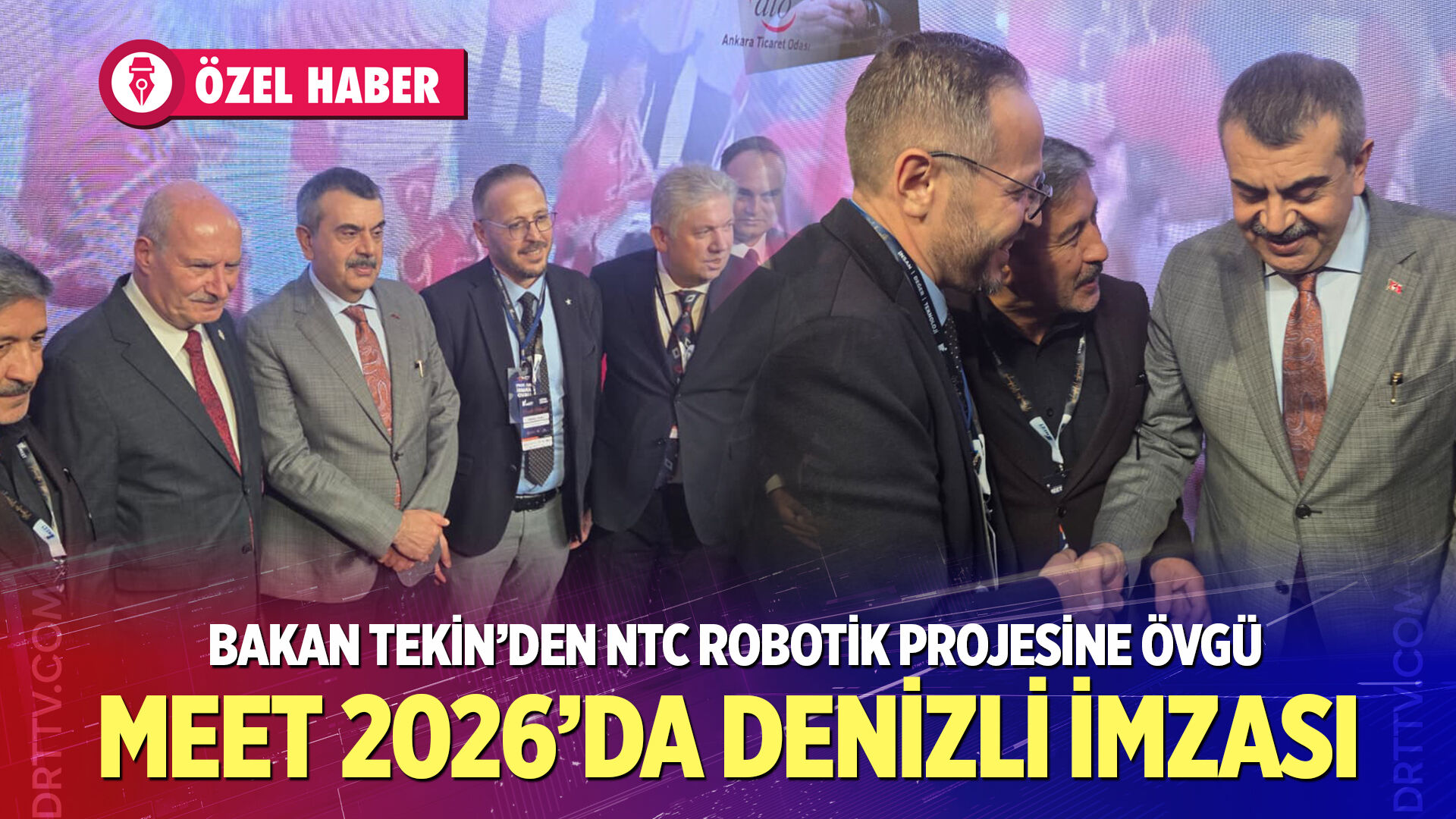 MEET 2026 Eğitim Zirvesi’nde Yerli Robotik projesine yoğun ilgi
