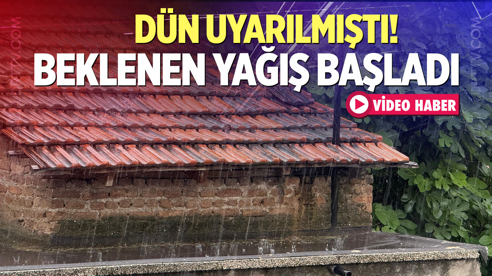 Denizli yağmura  teslim oldu!