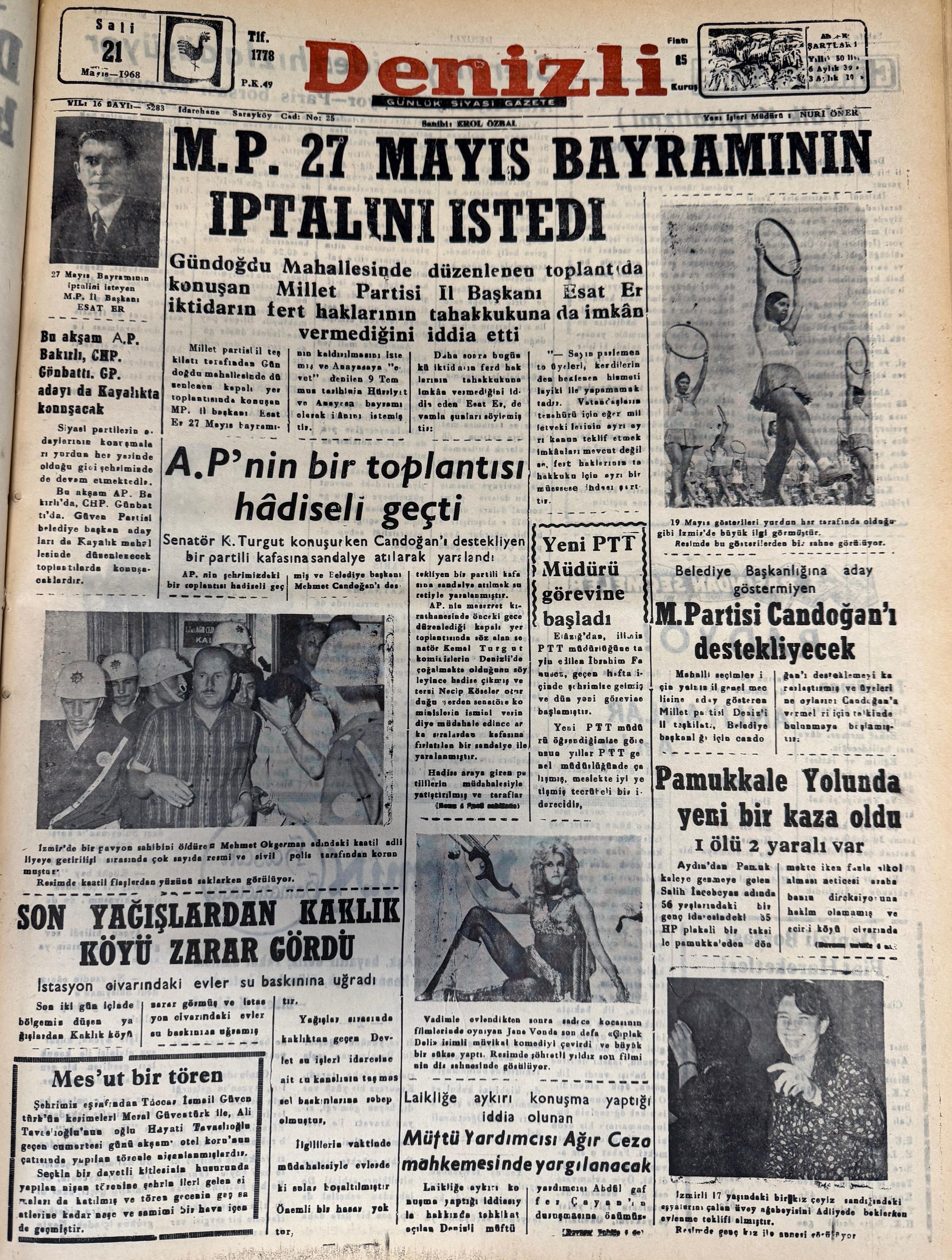 Denizli Tarite Bugün