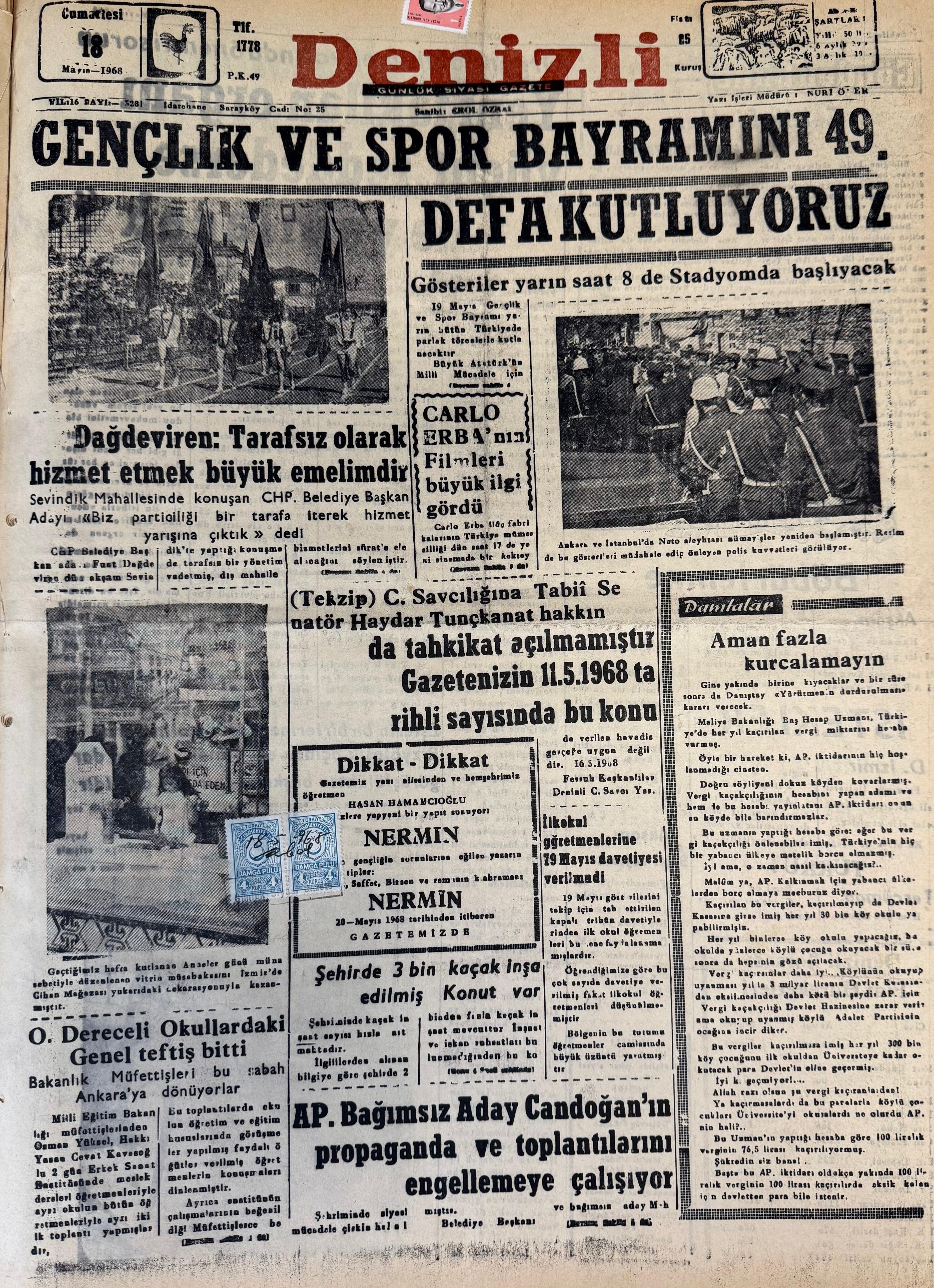 Denizli'de Tarihte Bugün-2