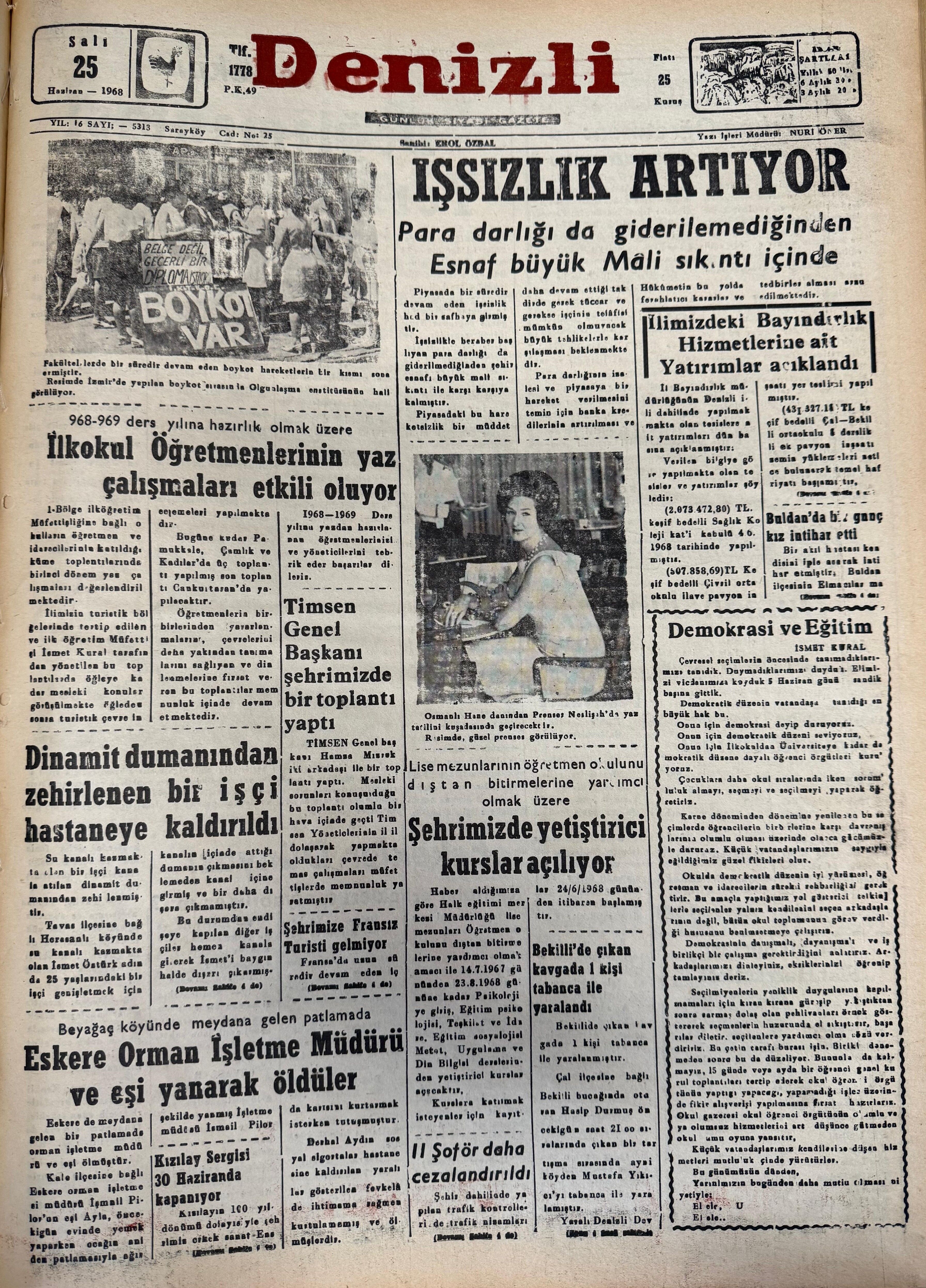 Denizli Haber Tarihte Bugün-50