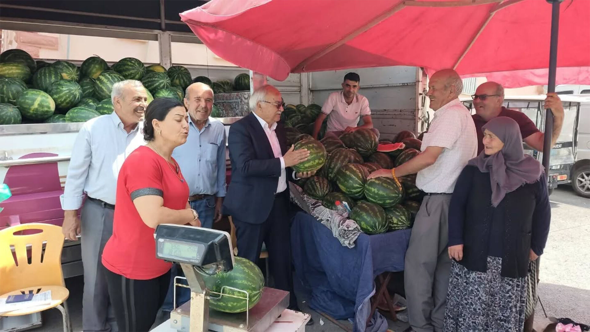 Denizli Haber Yuusf Gulsever Pazar Ziyareti (1)