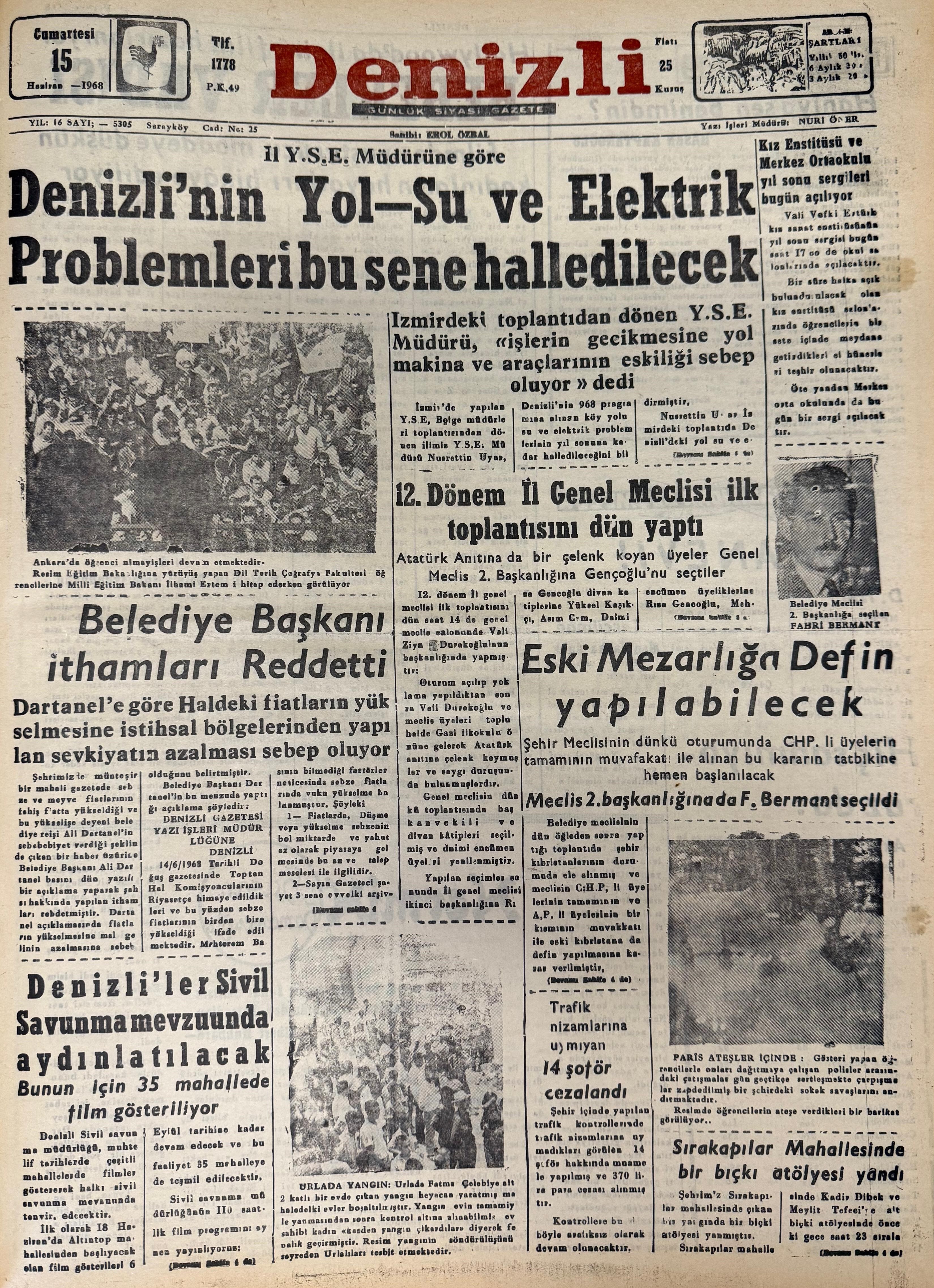 Denizli'de Tarihte Bugün-4
