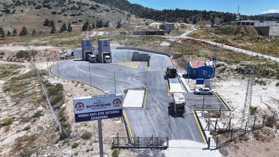Honaz Katı Atık Aktarma İstasyonu Tam Kapasiteyle Hizmete Girdi (2)
