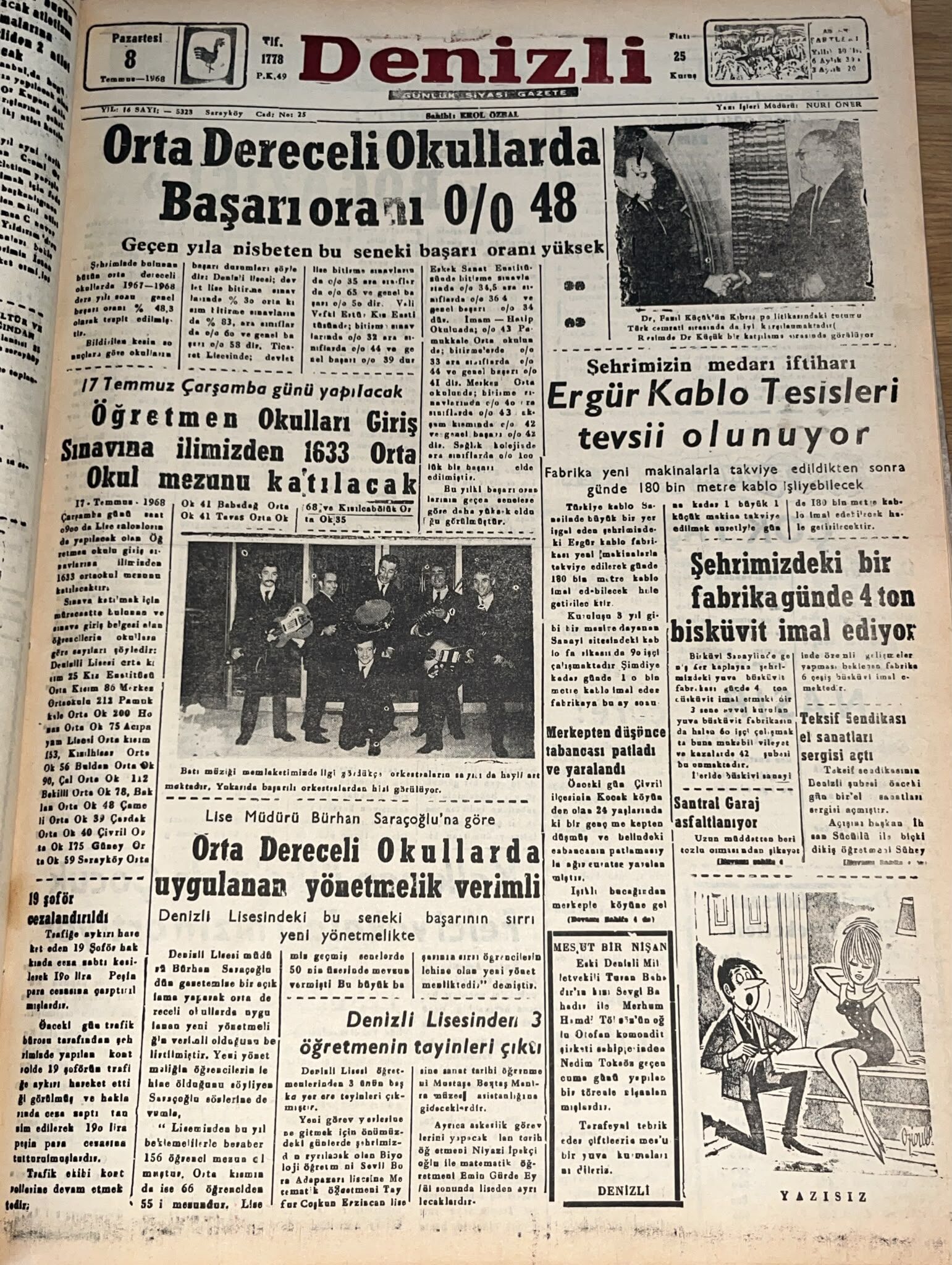 Denizli Haber Tarihte 8 Temmuz-1