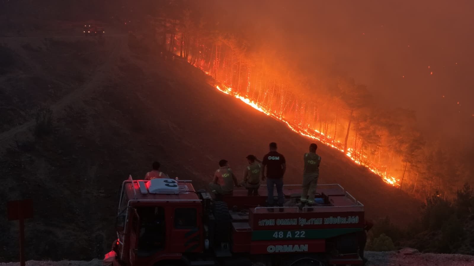 Denizli Haber Çine Yangın (1)